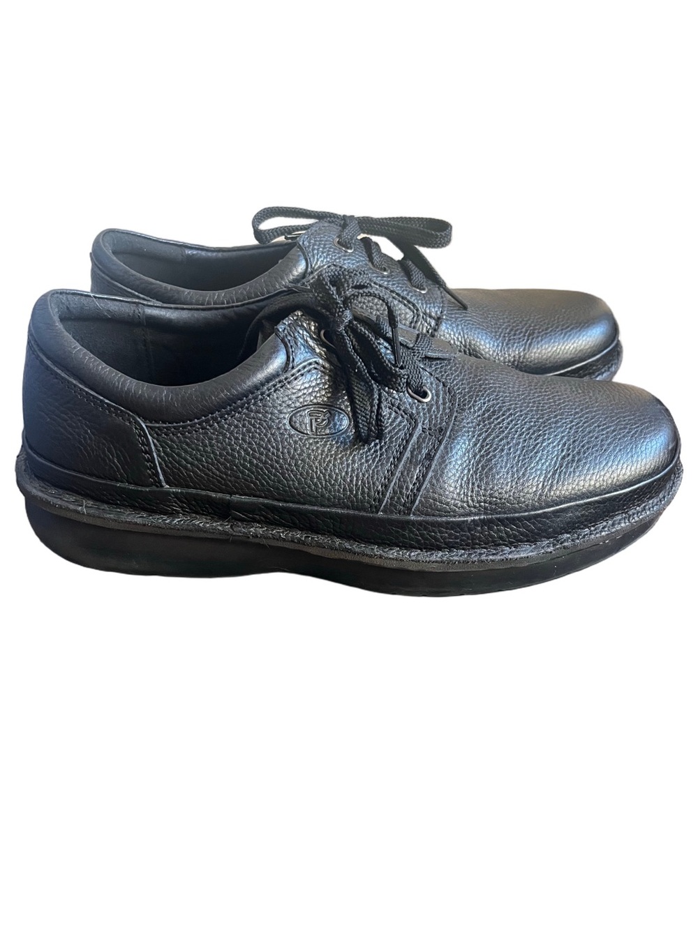 Propét Men’s Size 15 M4070 Black Leather Comfort Walking Shoes